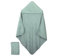 Cape de bain et gant Aqua